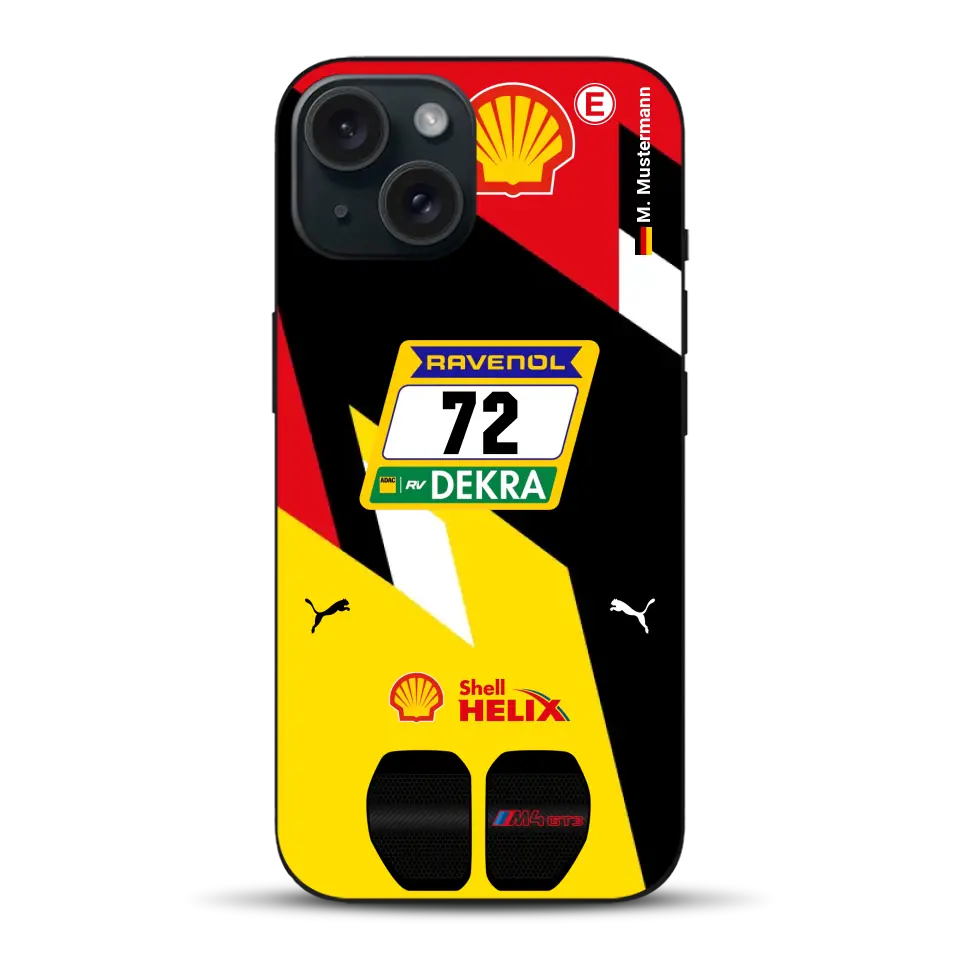 RMG M4 GT3 #72 Nürburgring 24h Qualifiers 2024 Livery - Custom phone case for iPhone