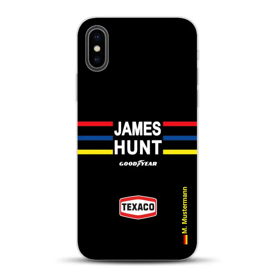 James Hunt Helm Livery - Individuelle Handyhülle für iPhone