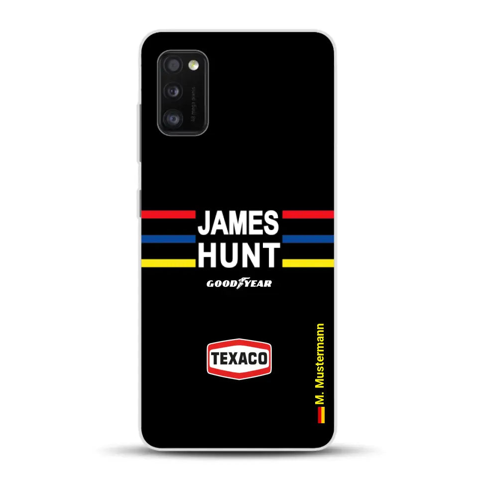 James Hunt Helm Livery - Individuelle Handyhülle für Samsung