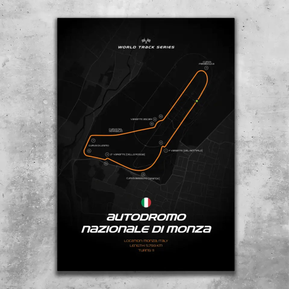 Monza - Custom wall art