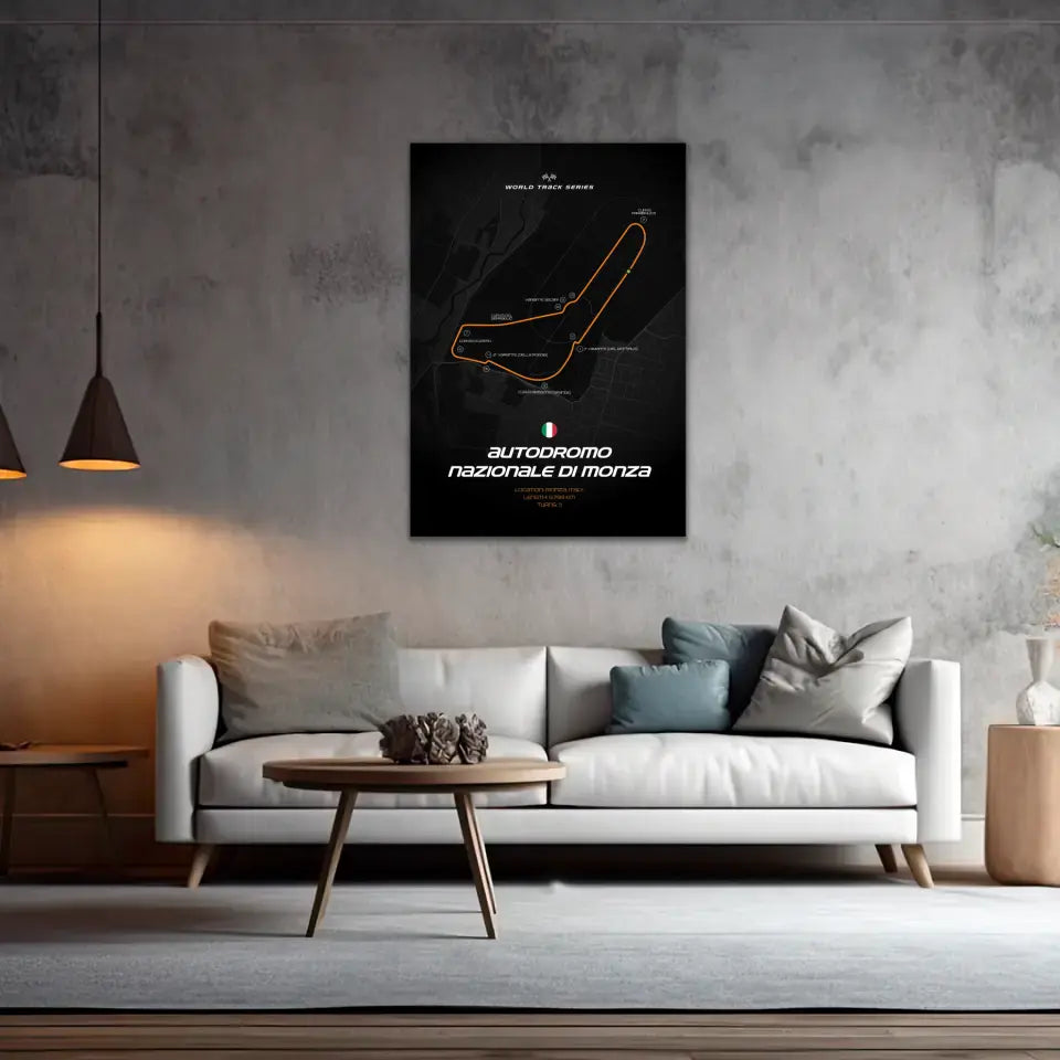 Monza - Custom wall art