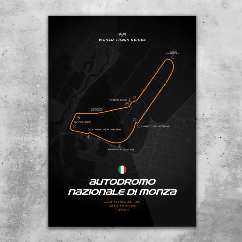 Monza - Custom wall art