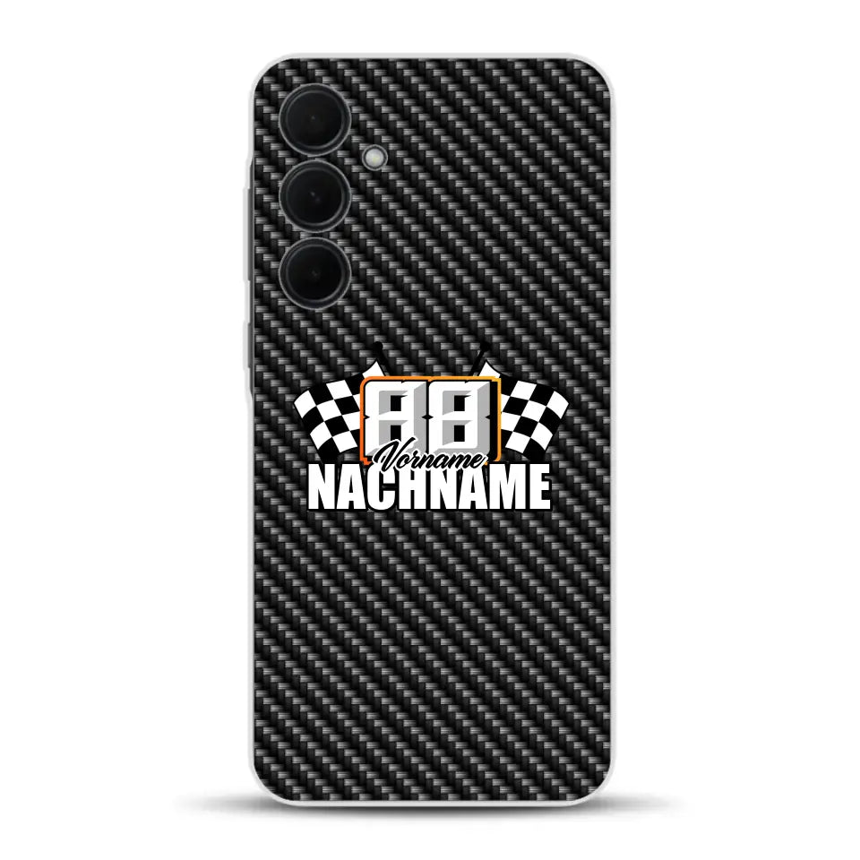 Carbon style #1 - Custom phone case for Samsung
