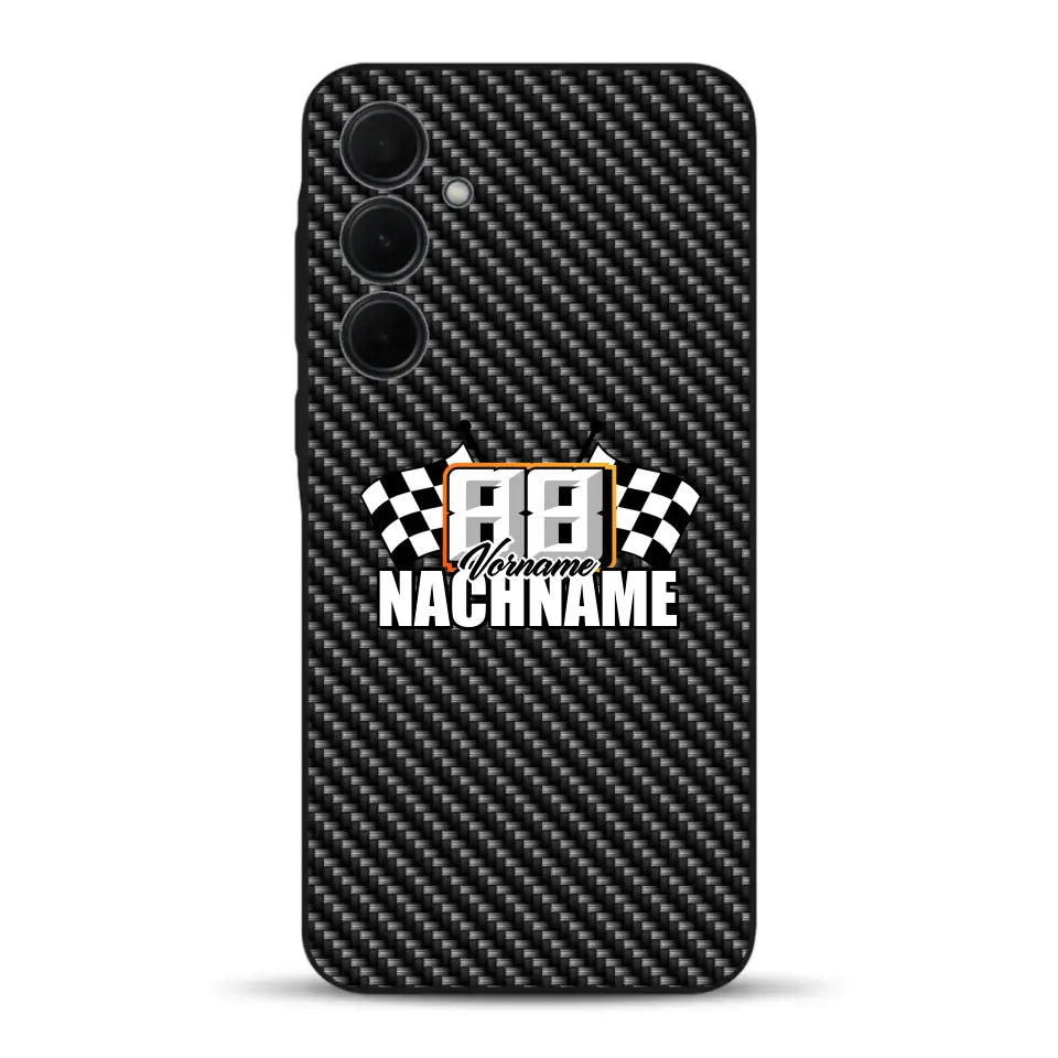 Carbon style #1 - Custom phone case for Samsung
