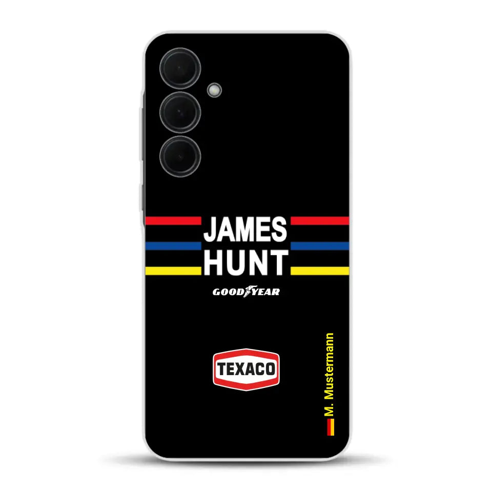 James Hunt Helm Livery - Personnalisé coque pour Samsung