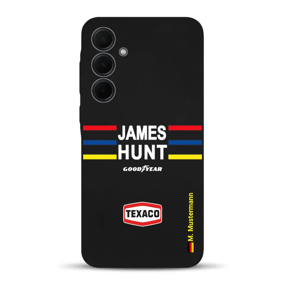 James Hunt Helm Livery - Personnalisé coque pour Samsung