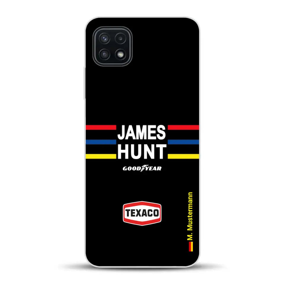 James Hunt Helm Livery - Individuelle Handyhülle für Samsung
