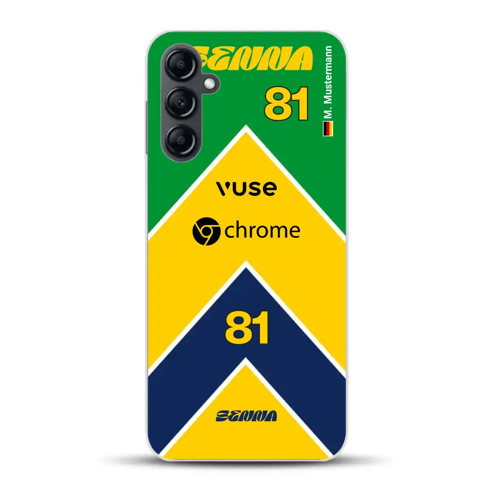 McL F1 Senna Monaco 2024 Livery - Individuelle Handyhülle für Samsung