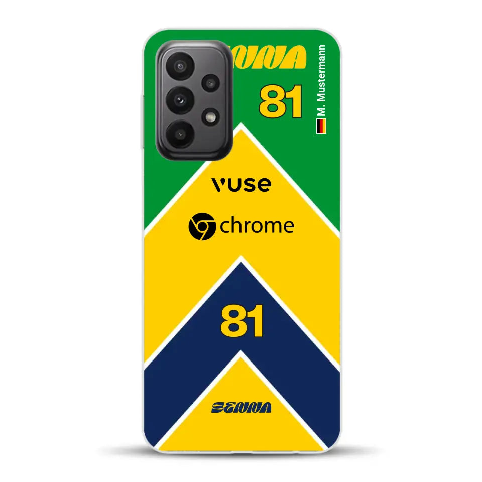 McL F1 Senna Monaco 2024 Livery - Individuelle Handyhülle für Samsung