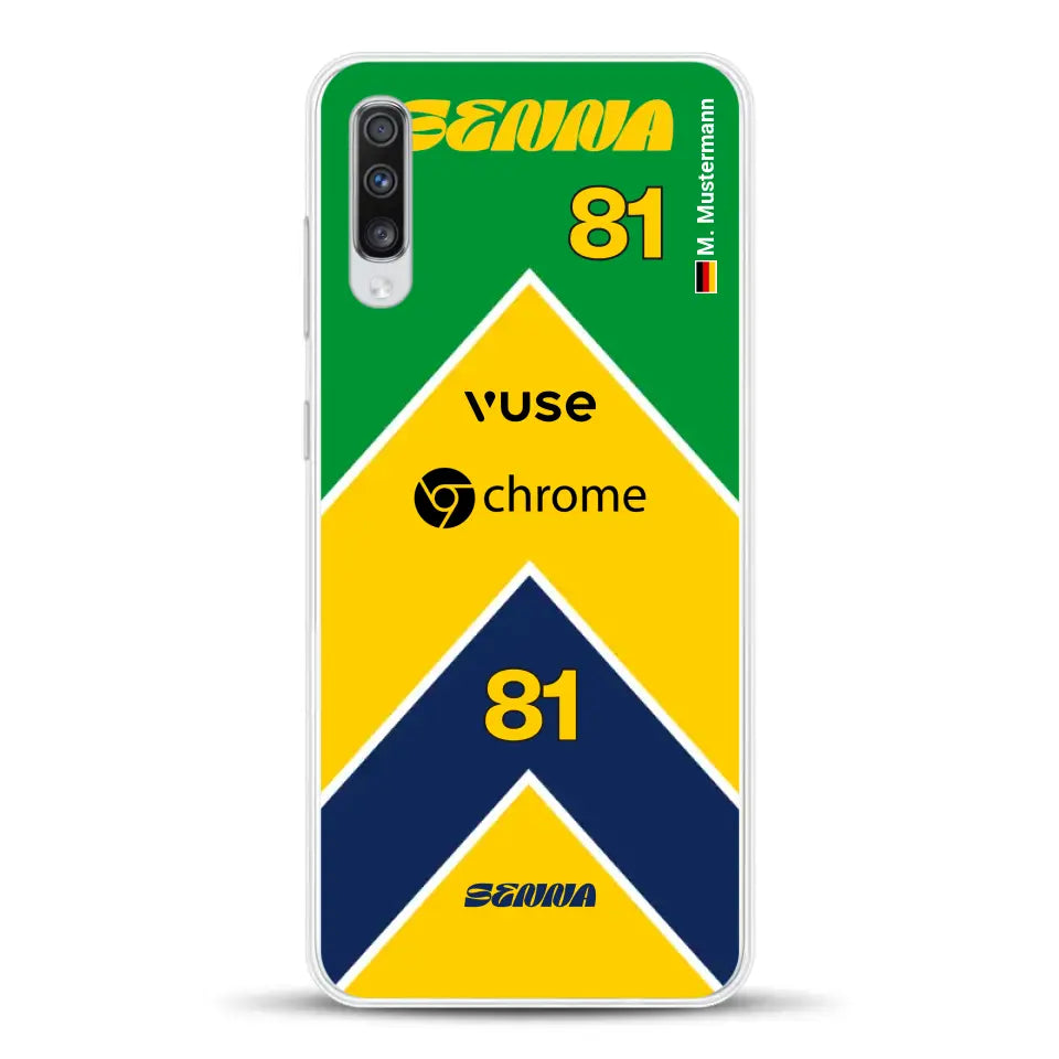 McL F1 Senna Monaco 2024 Livery - Individuelle Handyhülle für Samsung