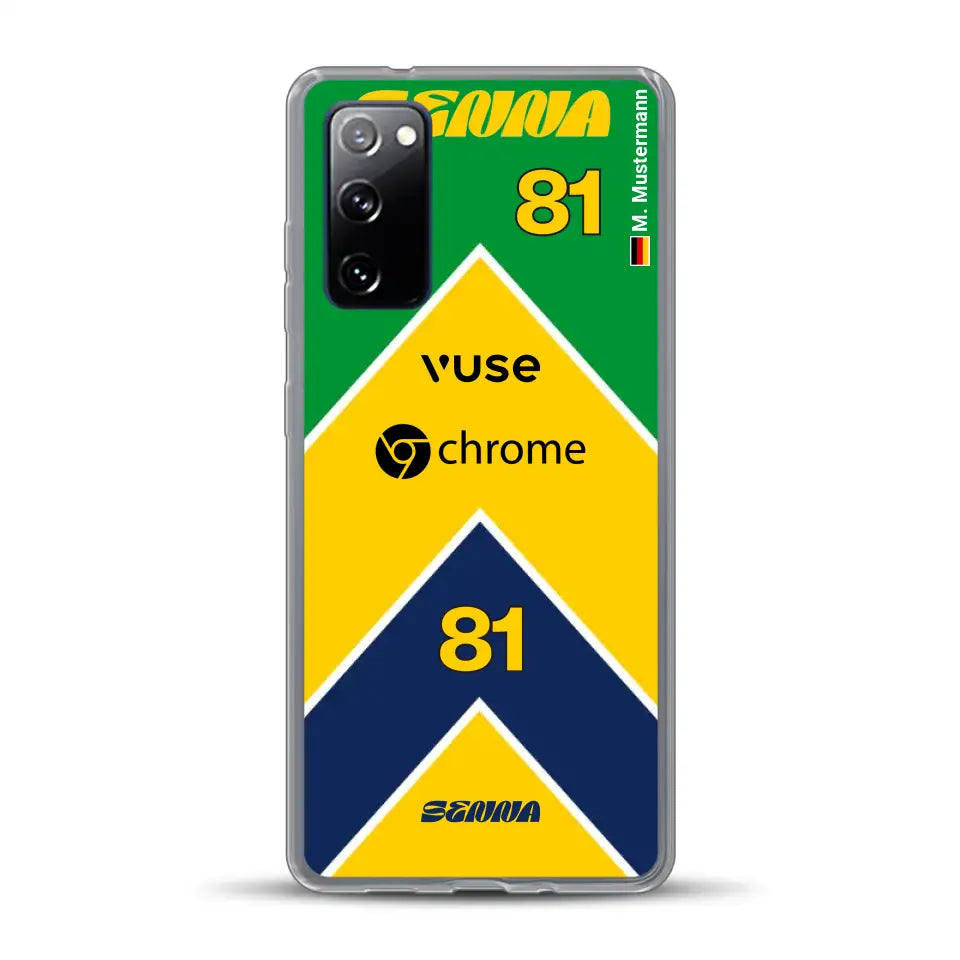 McL F1 Senna Monaco 2024 Livery - Individuelle Handyhülle für Samsung