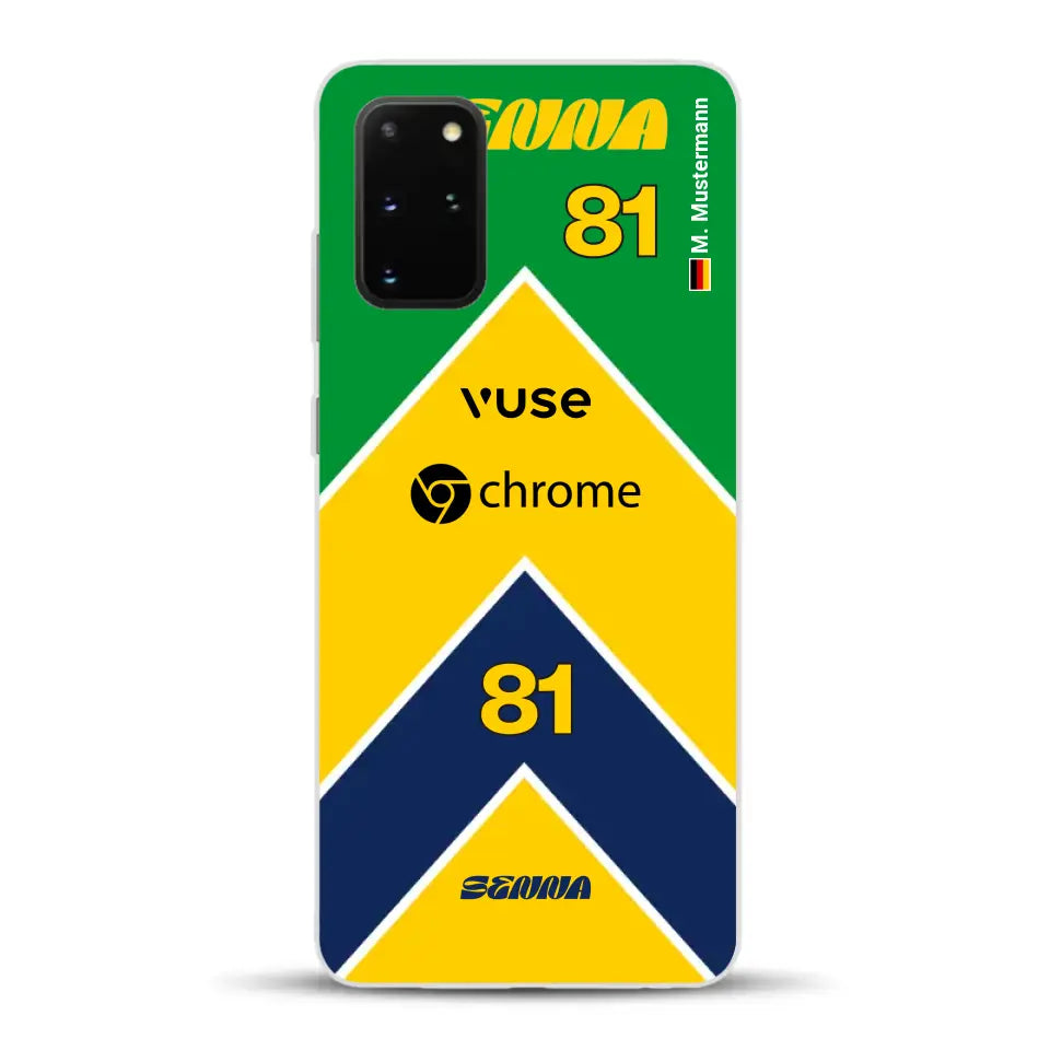 McL F1 Senna Monaco 2024 Livery - Individuelle Handyhülle für Samsung