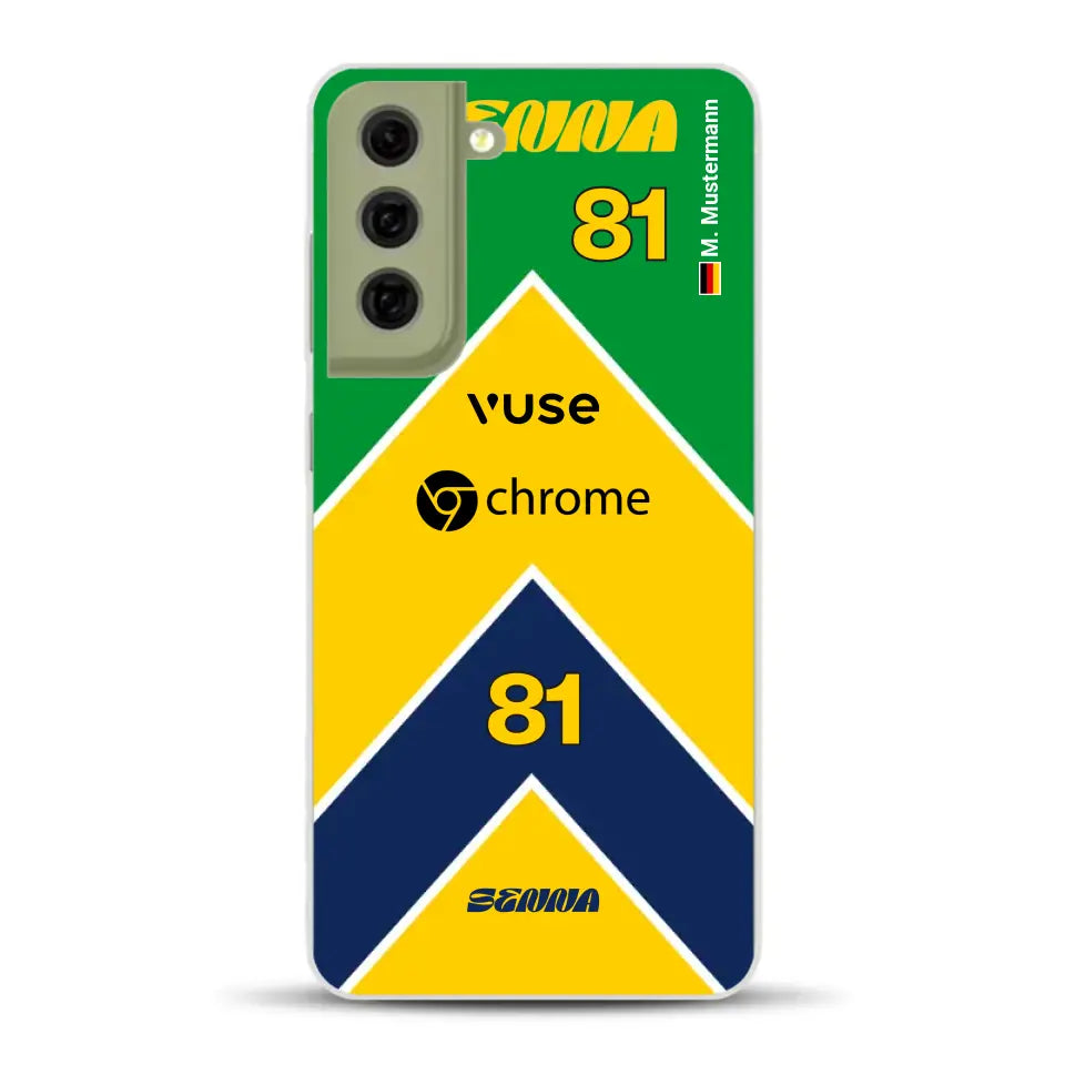 McL F1 Senna Monaco 2024 Livery - Individuelle Handyhülle für Samsung