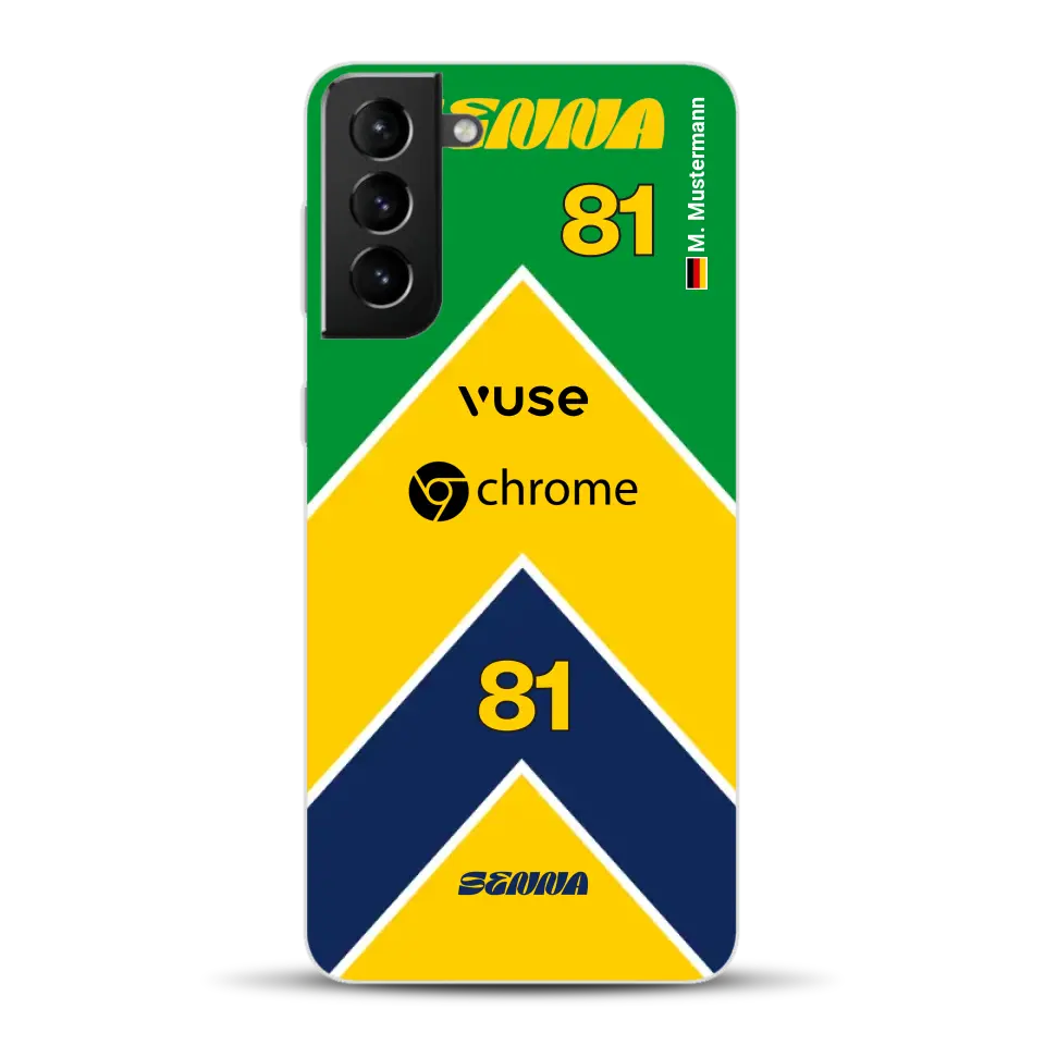 McL F1 Senna Monaco 2024 Livery - Individuelle Handyhülle für Samsung