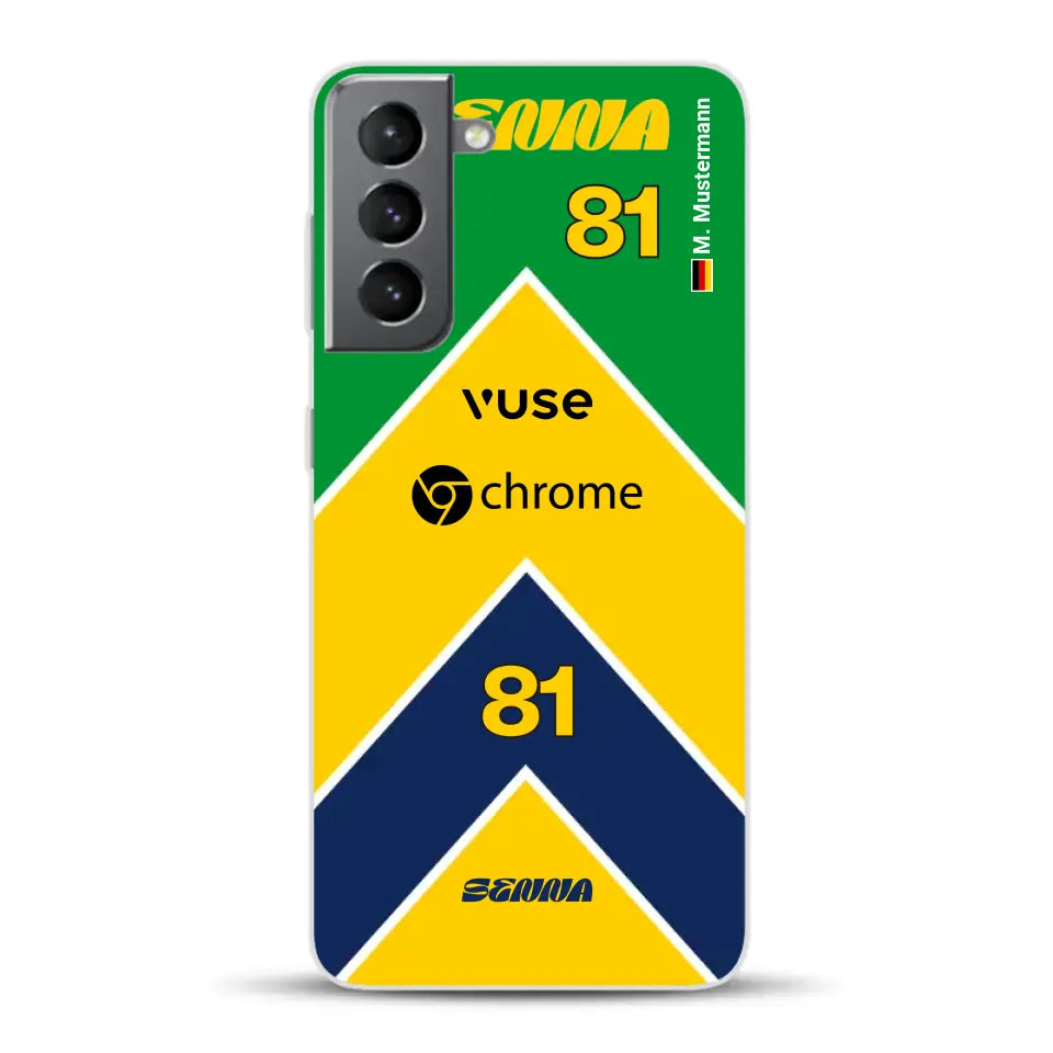 McL F1 Senna Monaco 2024 Livery - Individuelle Handyhülle für Samsung