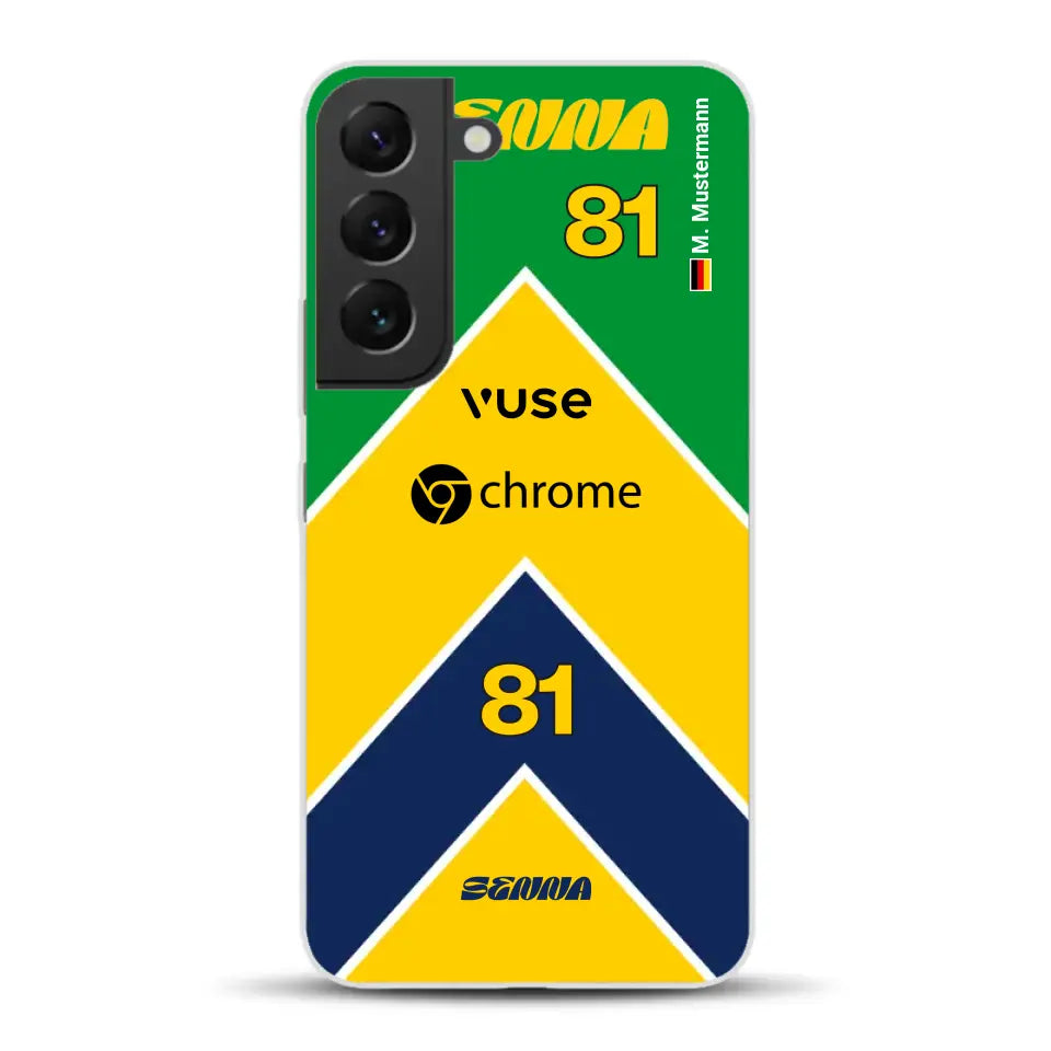 McL F1 Senna Monaco 2024 Livery - Individuelle Handyhülle für Samsung