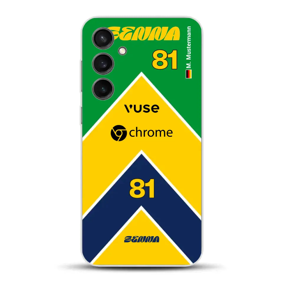 McL F1 Senna Monaco 2024 Livery - Individuelle Handyhülle für Samsung