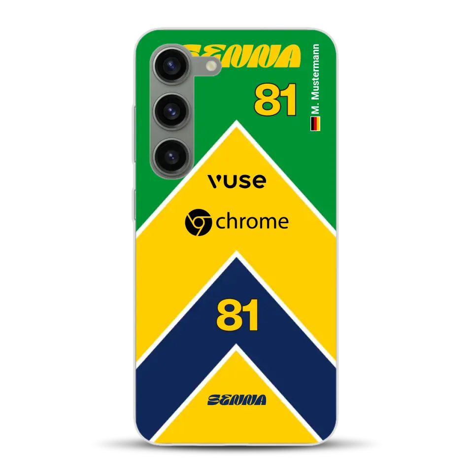 McL F1 Senna Monaco 2024 Livery - Individuelle Handyhülle für Samsung