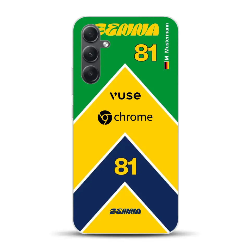 McL F1 Senna Monaco 2024 Livery - Individuelle Handyhülle für Samsung