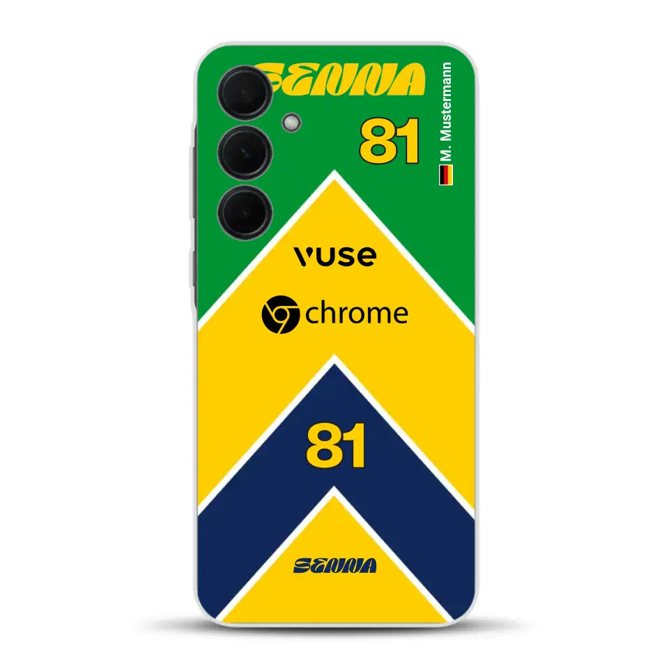 McL F1 Senna Monaco 2024 Livery - Individuelle Handyhülle für Samsung