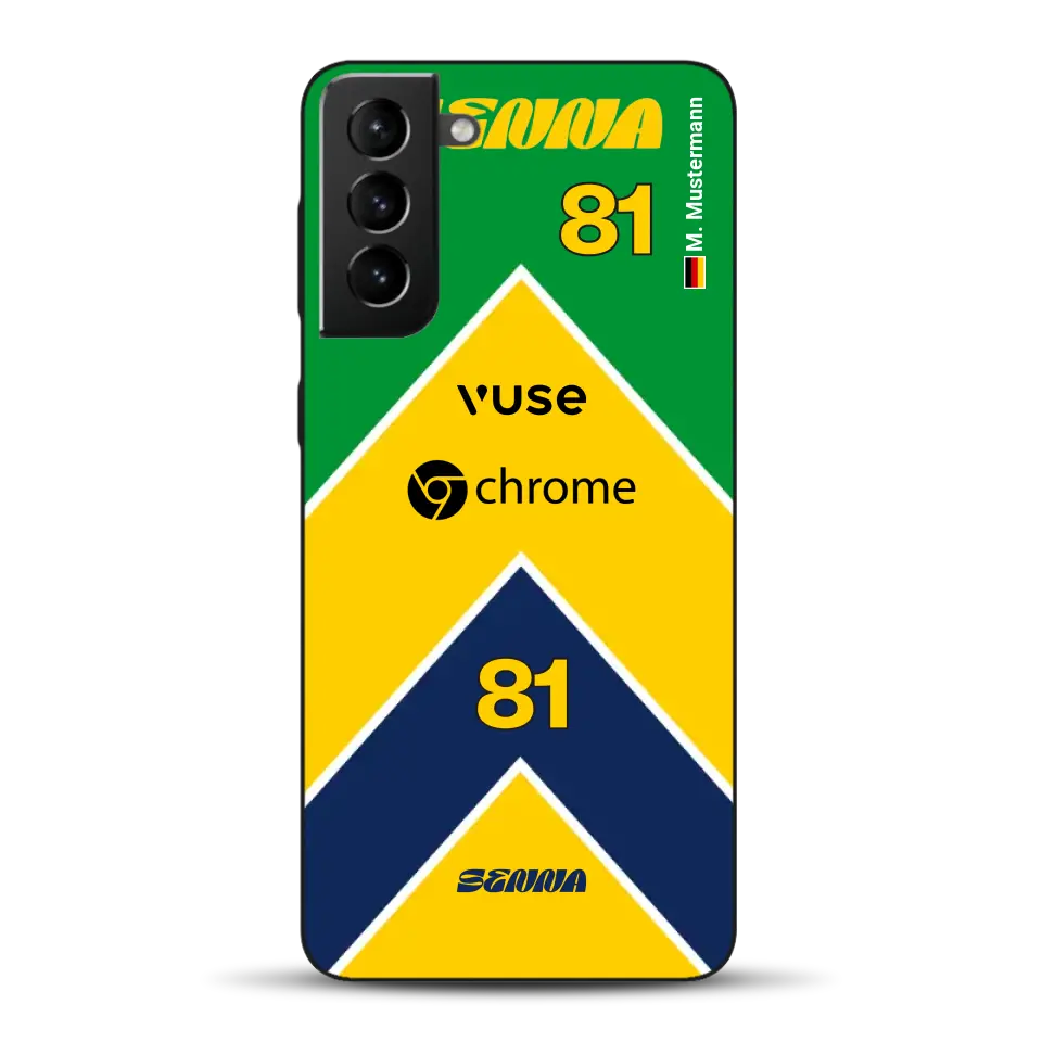 McL F1 Senna Monaco 2024 Livery - Individuelle Handyhülle für Samsung