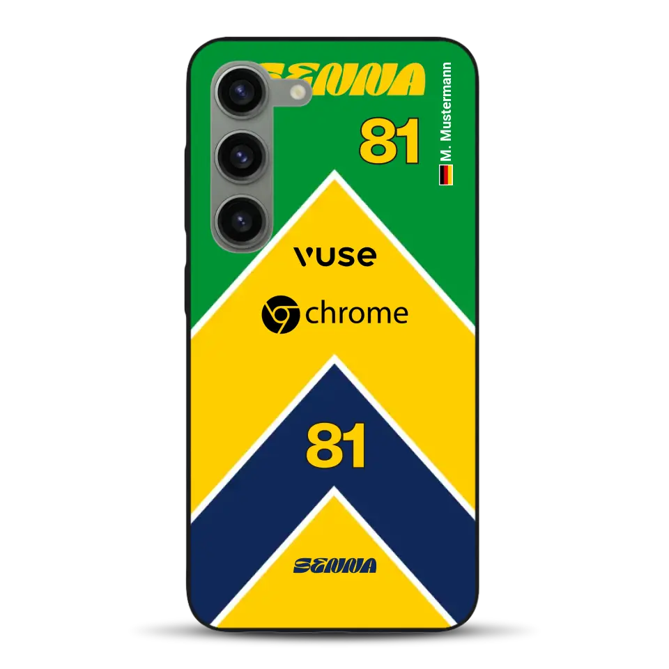McL F1 Senna Monaco 2024 Livery - Individuelle Handyhülle für Samsung