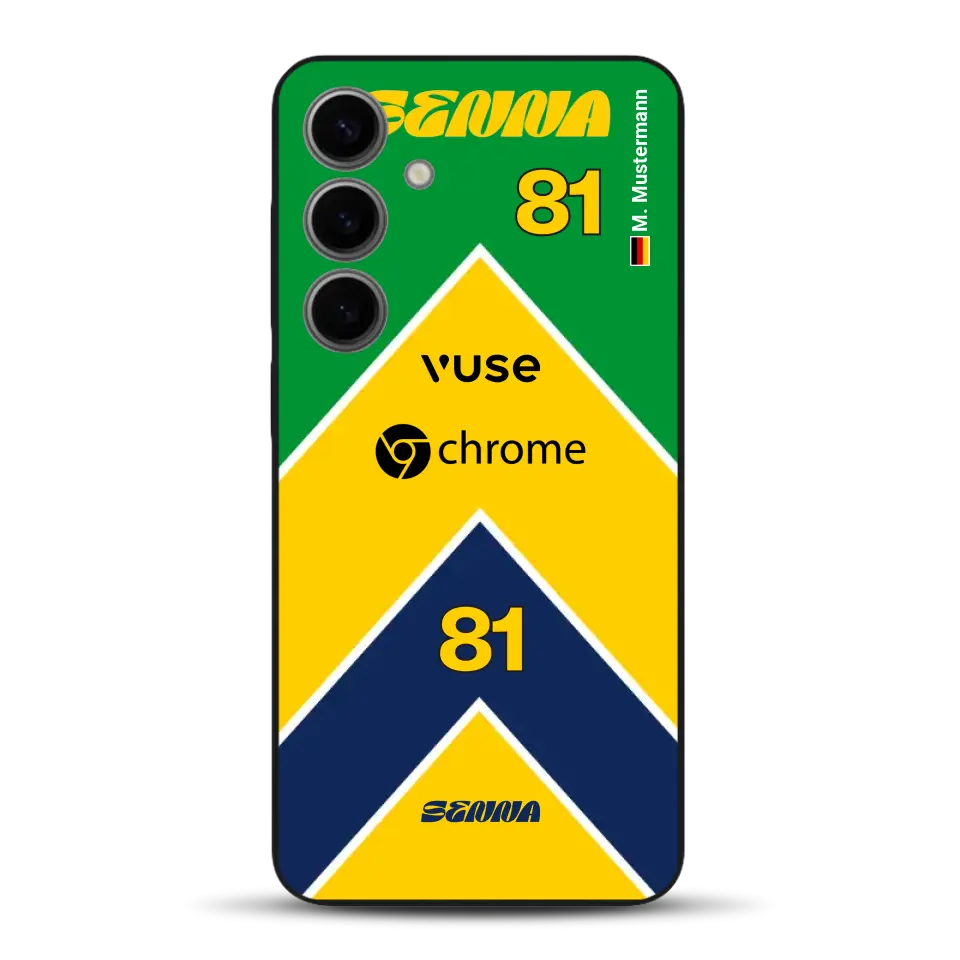 McL F1 Senna Monaco 2024 Livery - Individuelle Handyhülle für Samsung