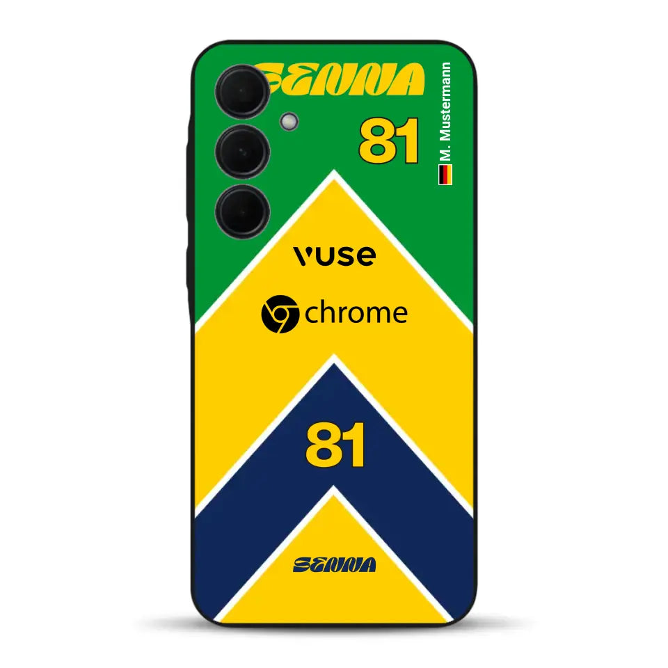 McL F1 Senna Monaco 2024 Livery - Individuelle Handyhülle für Samsung