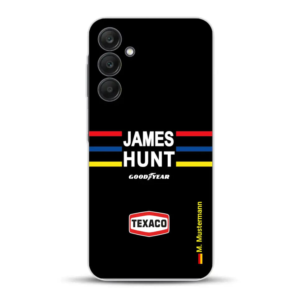 James Hunt Helm Livery - Individuelle Handyhülle für Samsung
