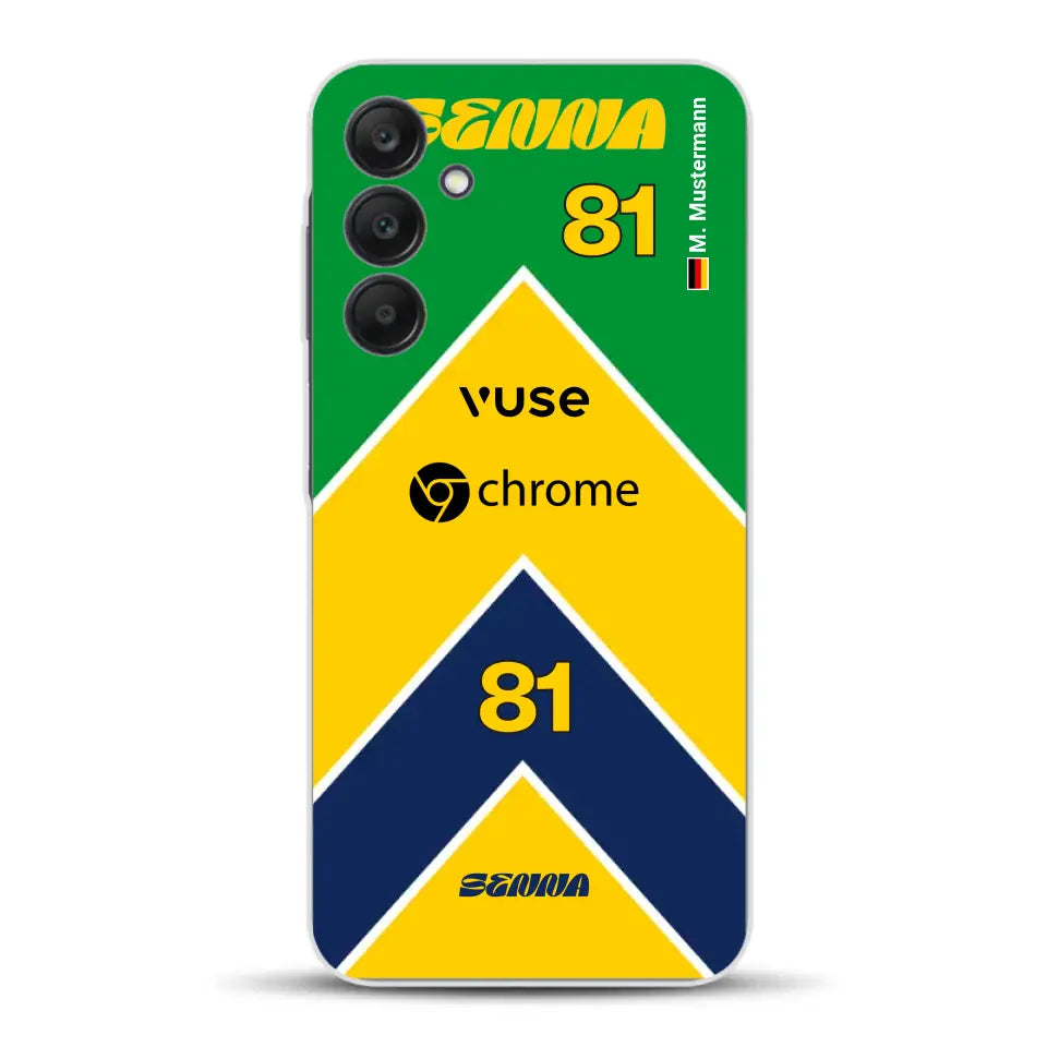 McL F1 Senna Monaco 2024 Livery - Individuelle Handyhülle für Samsung