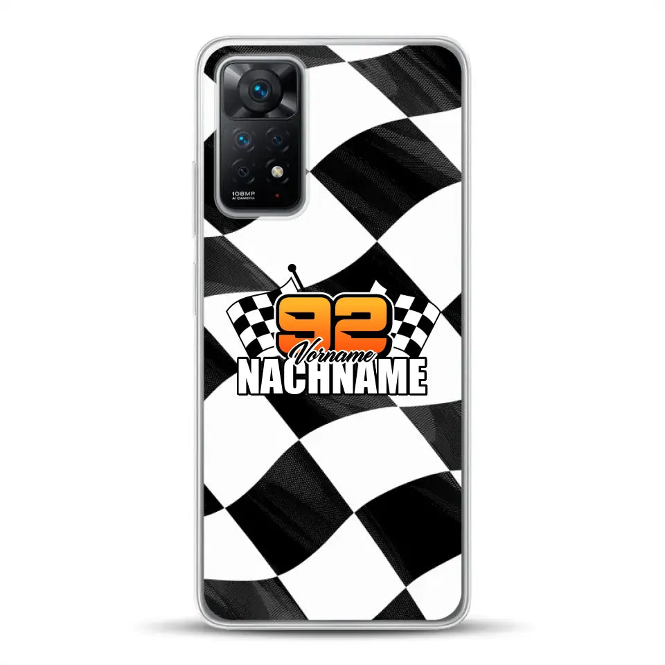 Checkered #1 - Custodia per cellulare personalizzata per Xiaomi