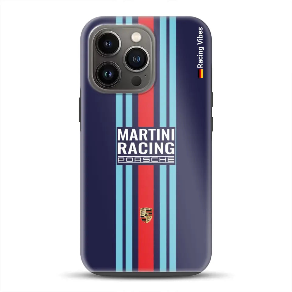 Martini Porsche Livery #2 – Custodia premium personalizzata per iPhone