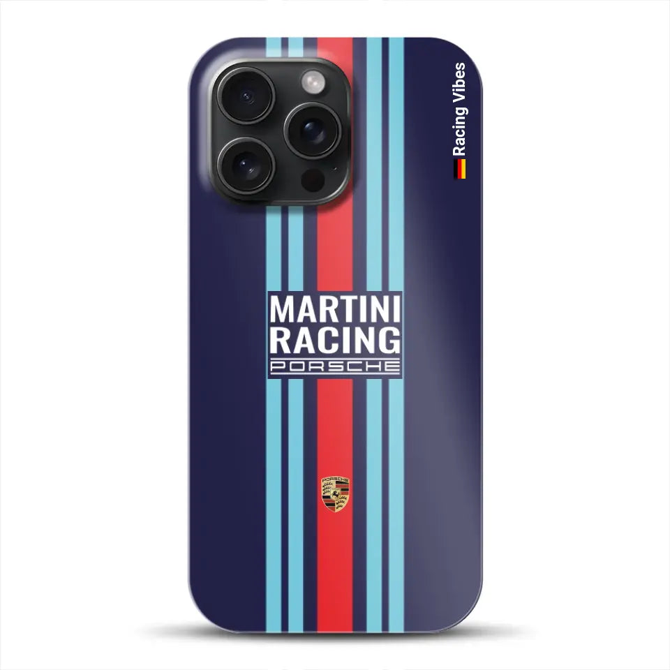 Martini Porsche Livery #2 – Custodia premium personalizzata per iPhone