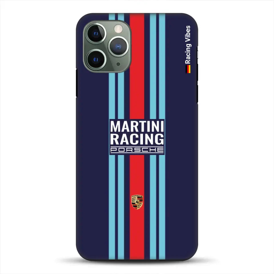 Martini Porsche Livery #2 – Custodia premium personalizzata per iPhone