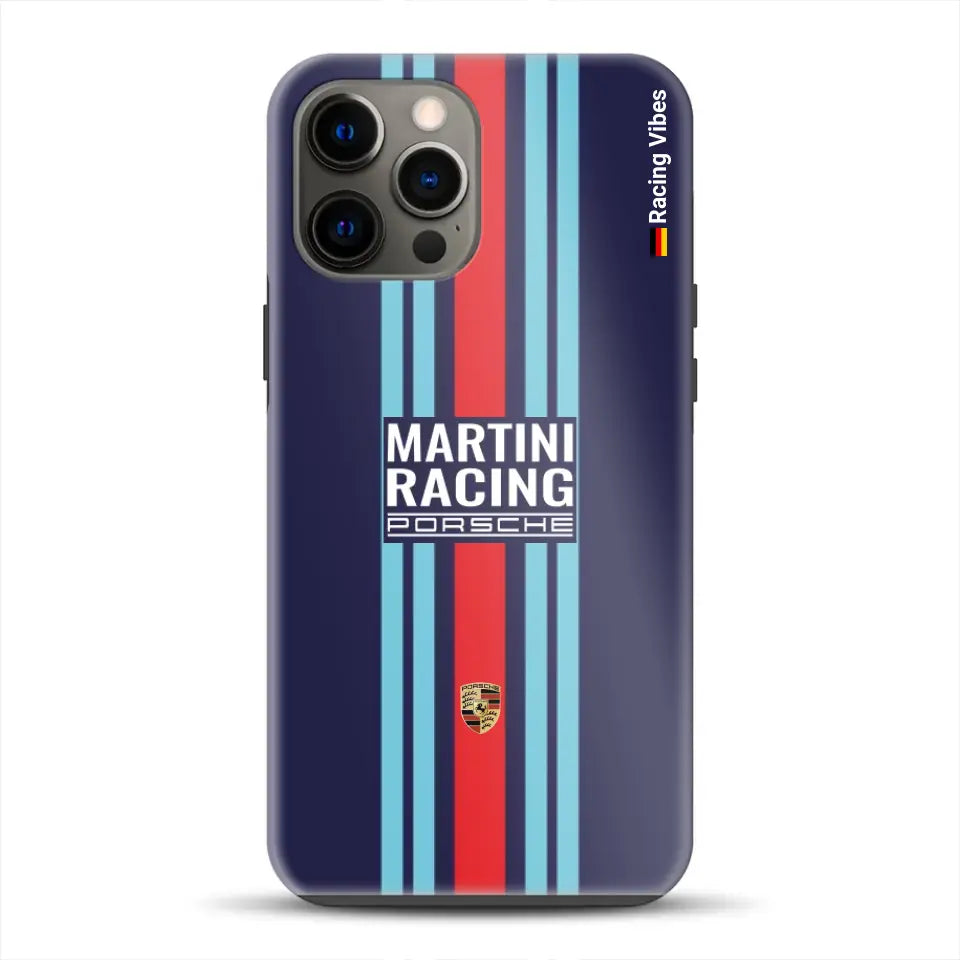 Martini Porsche Livery #2 – Custodia premium personalizzata per iPhone