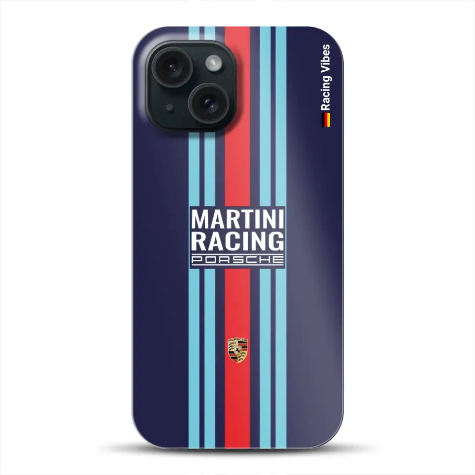 Martini Porsche Livery #2 – Custodia premium personalizzata per iPhone