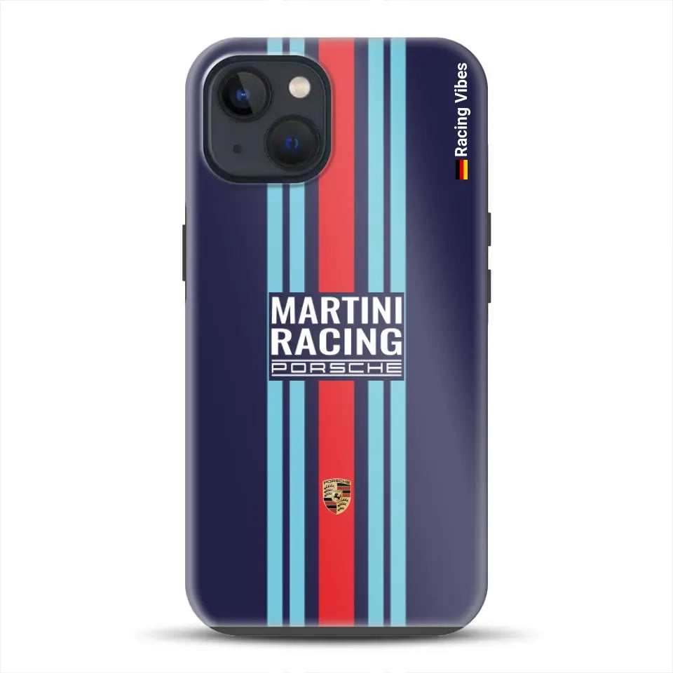 Martini Porsche Livery #2 – Custodia premium personalizzata per iPhone