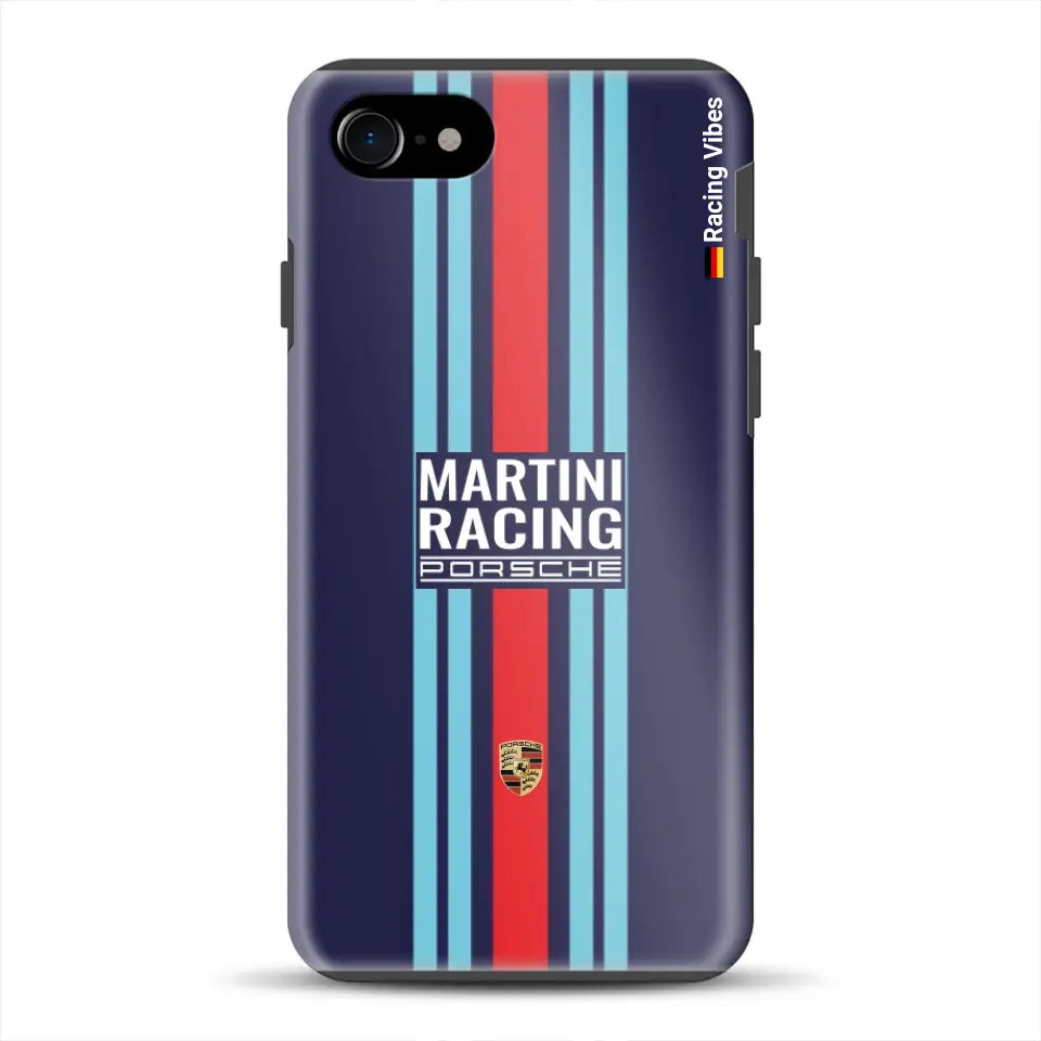 Martini Porsche Livery #2 – Custodia premium personalizzata per iPhone