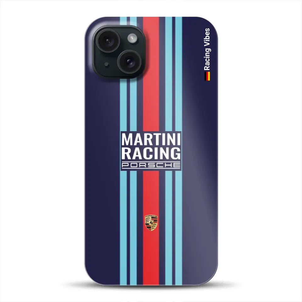 Martini Porsche Livery #2 – Custodia premium personalizzata per iPhone