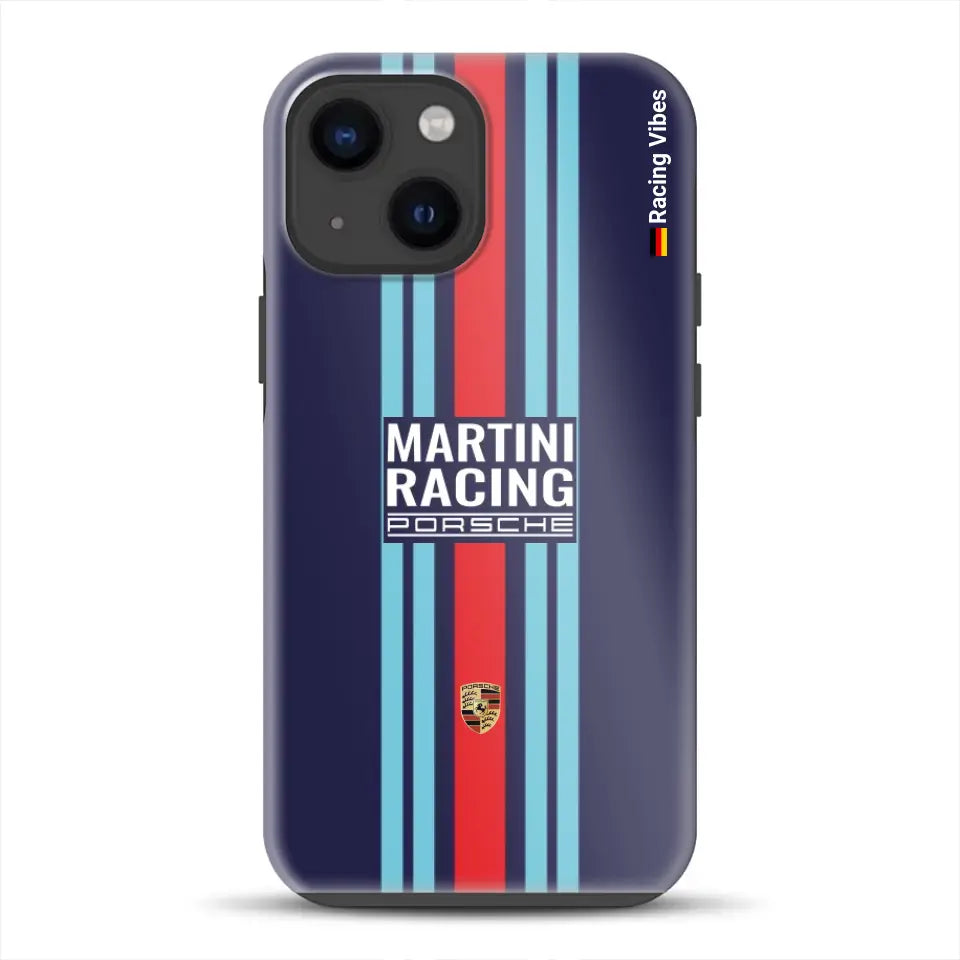 Martini Porsche Livery #2 – Custodia premium personalizzata per iPhone