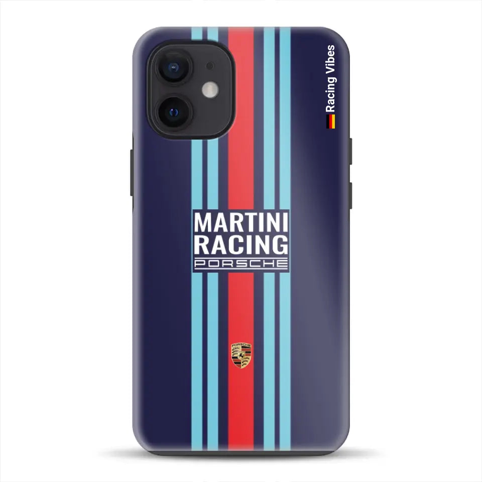 Martini Porsche Livery #2 – Custodia premium personalizzata per iPhone