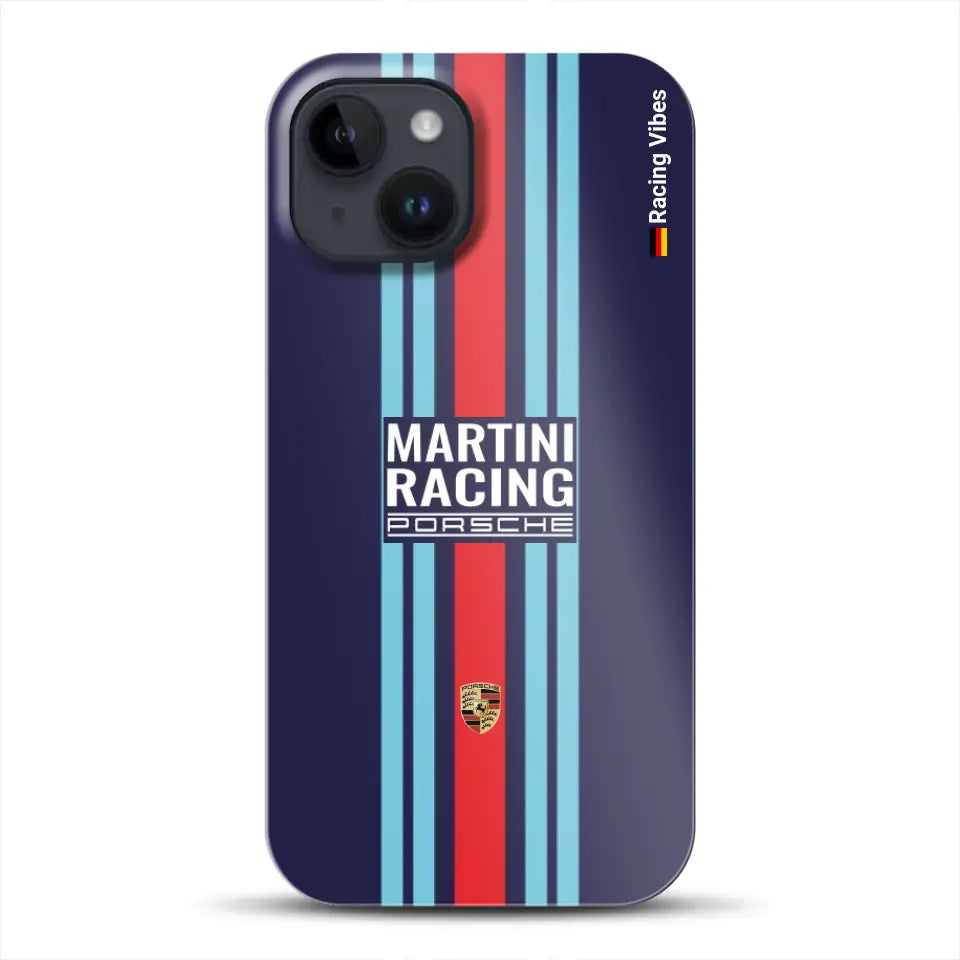 Martini Porsche Livery #2 – Custodia premium personalizzata per iPhone