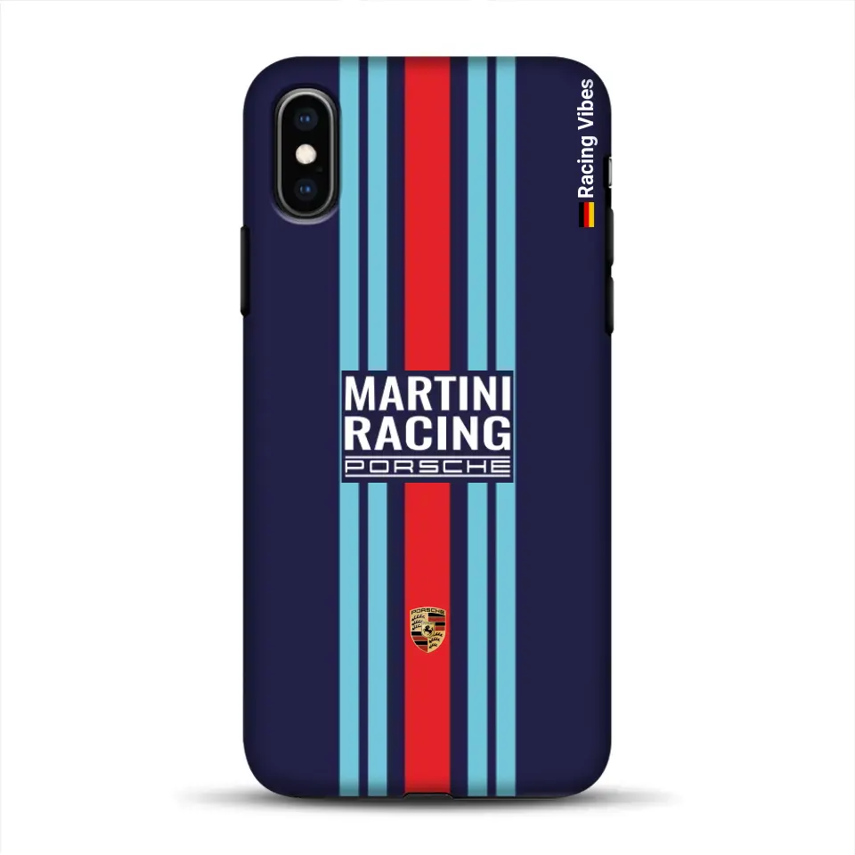 Martini Porsche Livery #2 – Custodia premium personalizzata per iPhone