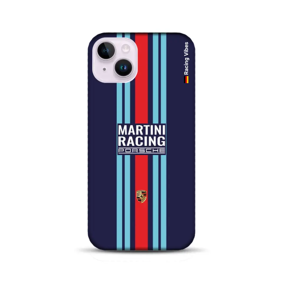 Martini Porsche Livery #2 – Custodia premium personalizzata per iPhone
