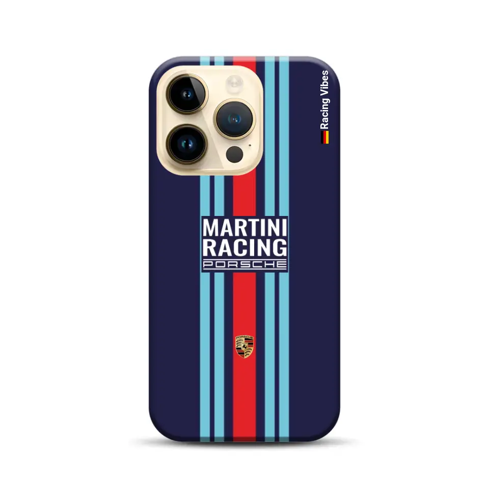 Martini Porsche Livery #2 – Custodia premium personalizzata per iPhone