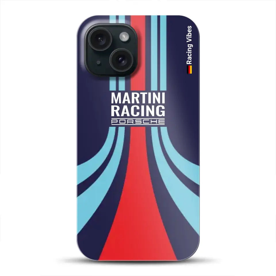 Martini Porsche Livery #2 – Custodia premium personalizzata per iPhone