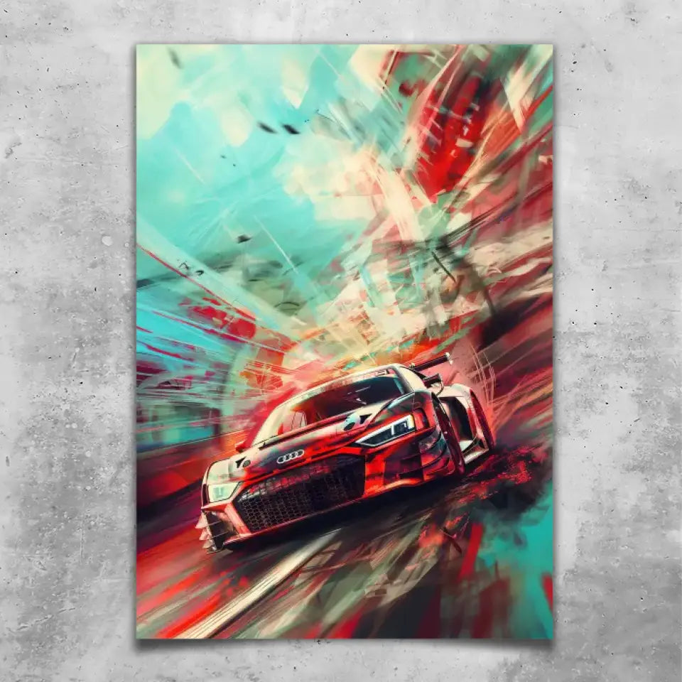 R8 GT3 Artwork #1 - Custom wall art