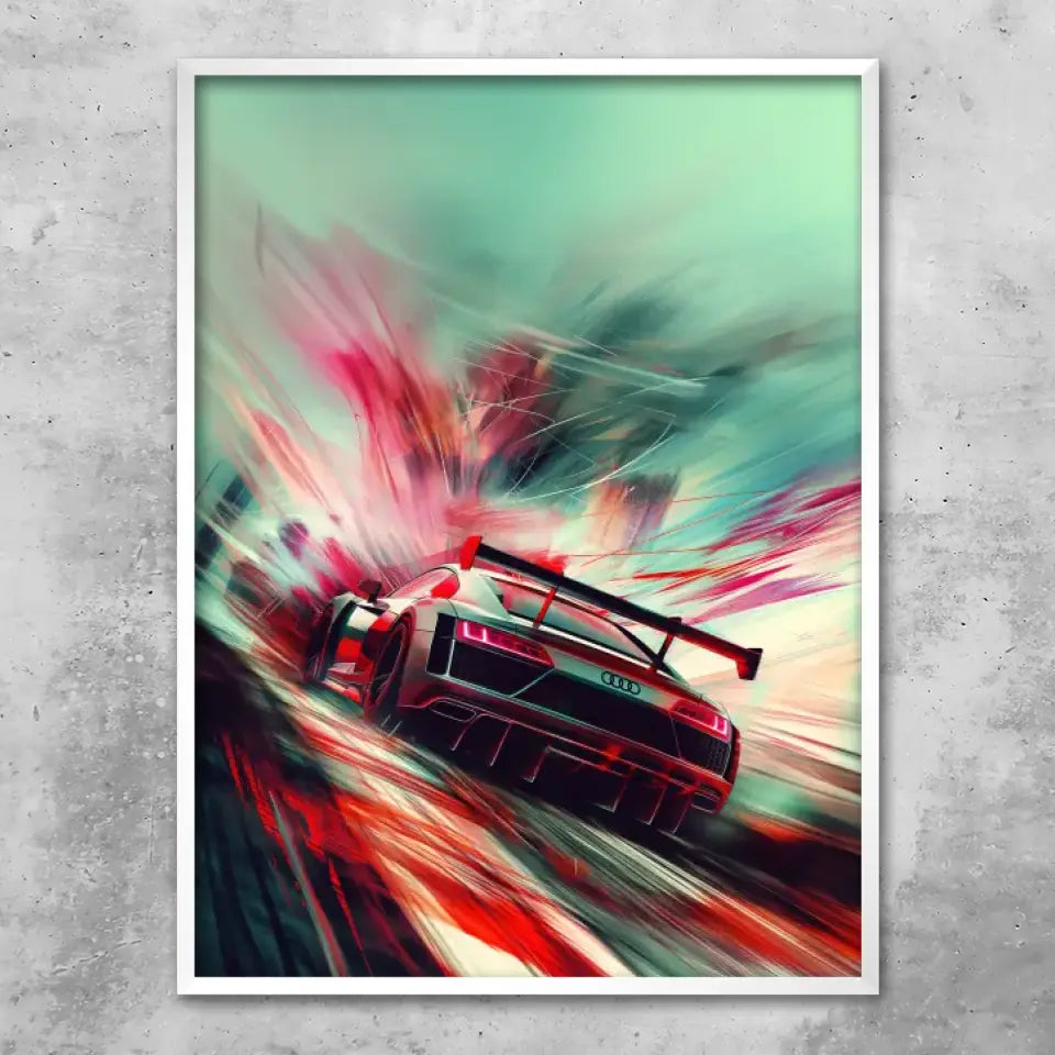 R8 GT3 Artwork #2 - Custom wall art