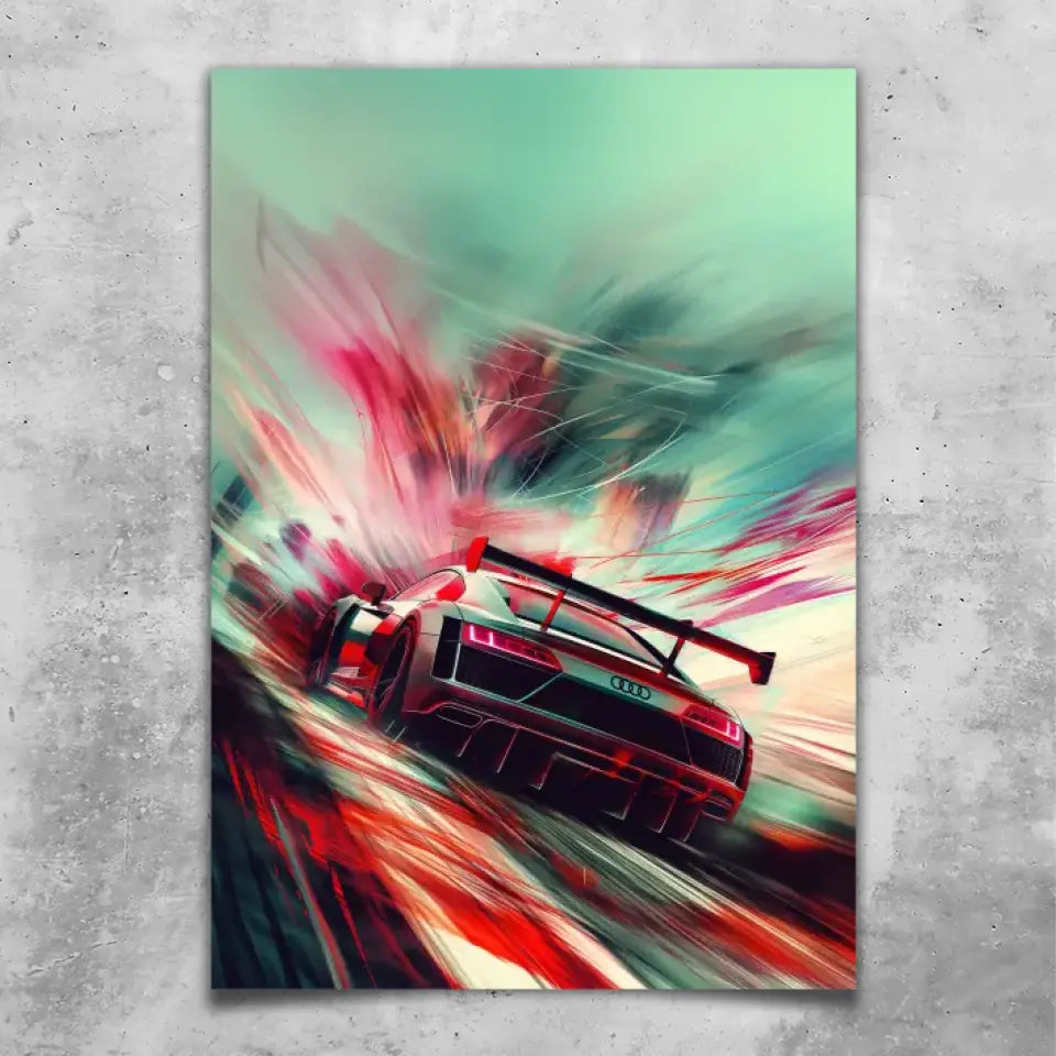 R8 GT3 Artwork #2 - Custom wall art