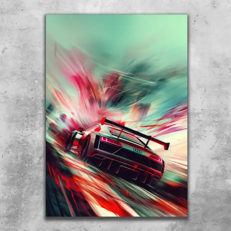 R8 GT3 Artwork #2 - Custom wall art